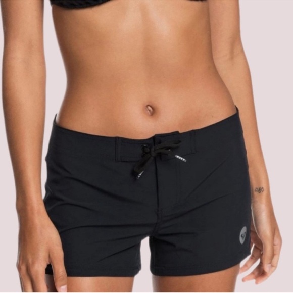 NWT Roxy Black Board 2" Inseam– Quick Dry Swim Shorts - Large - Picture 1 of 5